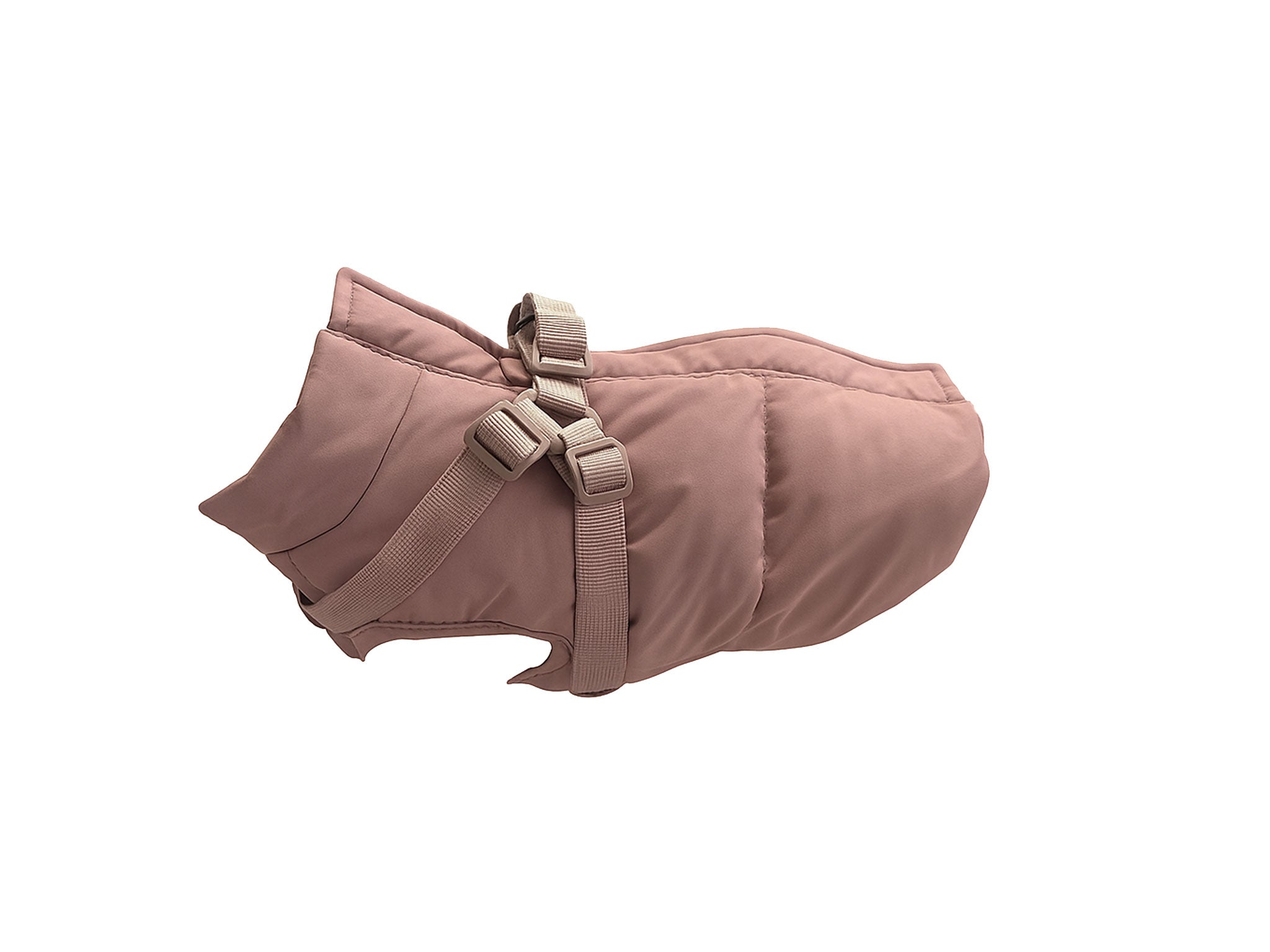 Cappotto Invernale per Cani Rosa con Imbracatura Integrata – Imbottito e Impermeabile