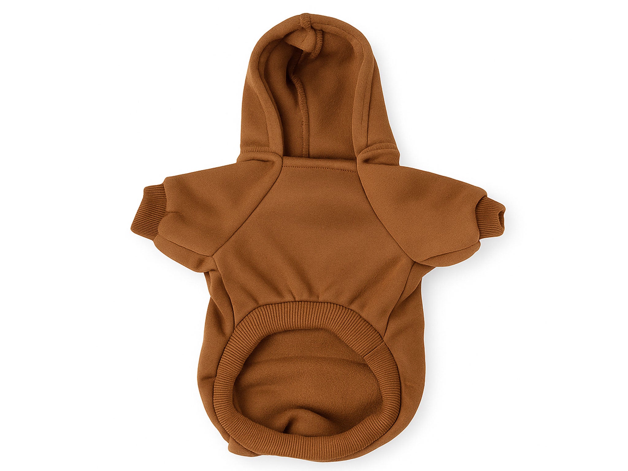 Felpa per Cani “I Still Live With My Paw-rents!” Marrone – Morbida e Calda