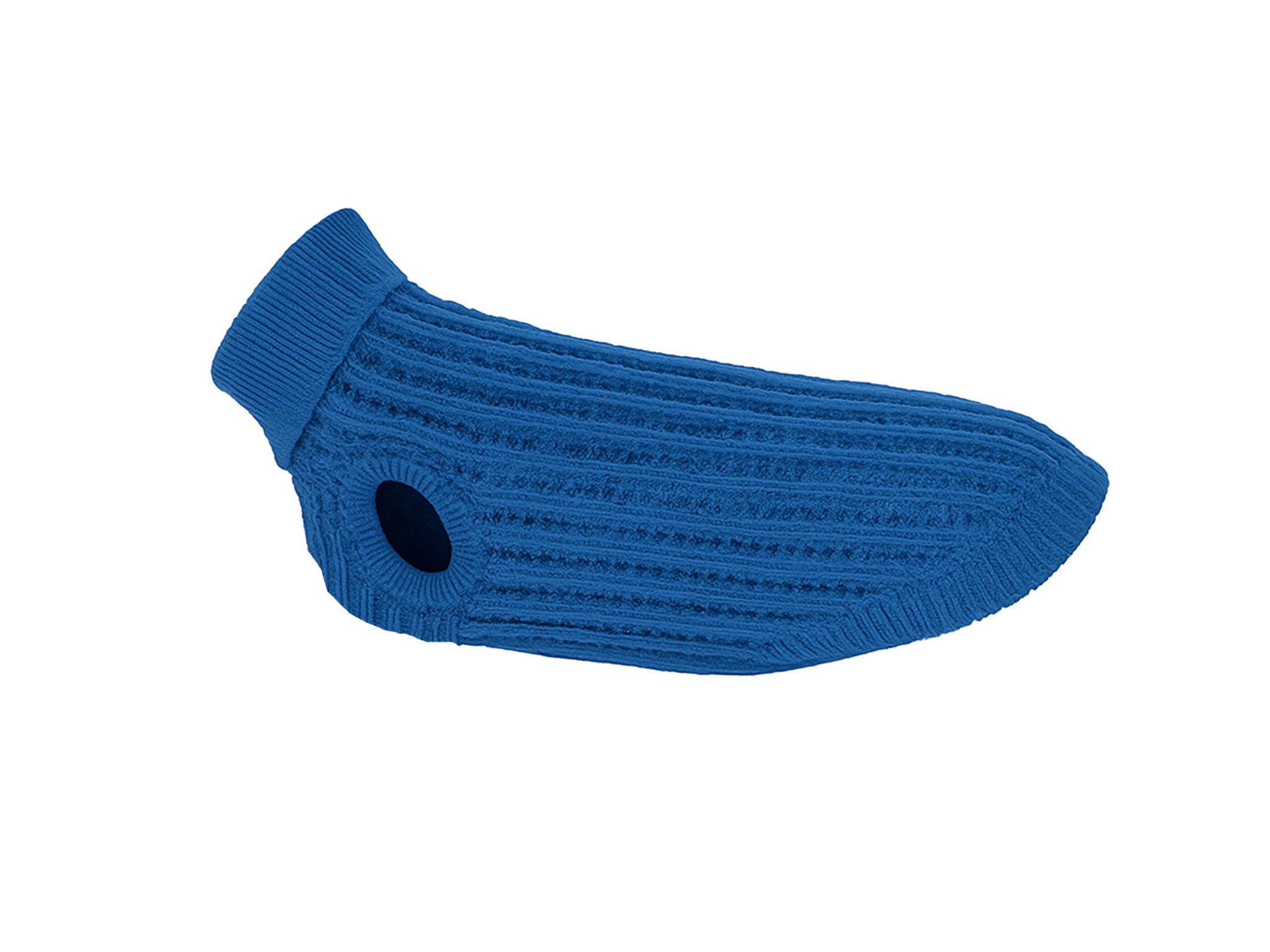 Maglioncino per Cani in Lanetta Blu – Morbido e Caldo a Treccia